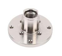 Fabater Piatto D'acciaio 4 Pollici 4 Pollici per un Mandrino 1 Pollice 1 Pollice, Facile Installare per gli Appassionati di Giri in Legno