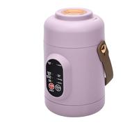 Fabater Piccolo Cuociriso per 1, 800ml, 500W (Spina europea 220V) | Timer 12H con Ritardo e Mantenimento Al Caldo, Rivestimento Ceramico Antiaderente, Cottura Silenziosa, Pentola Elettrica