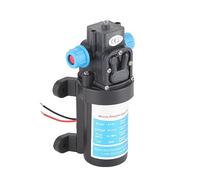 Fabater Pompa a Micro Diaframma 6L/min, Pompa Booster Autoadescante Ad Alta Pressione DC 12V 80W per Lavaggio Auto, Spray, Attrezzature Industriali, Resistente Agli Agenti Chimici (12V)