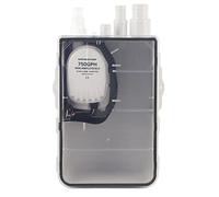 Fabater Pompa per Vasca da Doccia da 750 GPH con Interruttore a Galleggiante Automatico, Scatola di Scarico di Sentina 12 V/24 V Ingresso Multiplo per Yacht per Barche Marine, di Pompa per Doccia