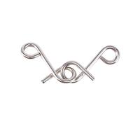 Fabater Puzzle, Set da 8 Pezzi, Rompicapo per Test QI in Filo Metallico,