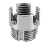 Fabater PVC -PPR Pipi di Tubo di Perforazione Elettrica Utensile, 2 Set G1 Gambo Esadecimale per lo Stimatore del Dente Interno per le Opere D'aria Esterne