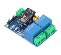 Fabater Relè WiFi a Doppio Canale 12V Modulo relè WiFi, Interruttore Remoto APP per Telefono per IOT Smart Home Smartconfig Controllo Wireless 10A