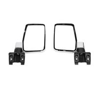 Fabater Revisione Dell'auto a Specchio per la Serie Landcruiser 60 70, Specchio della Porta Laterale con Tempo, Metallo, Stomaco