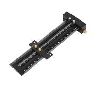 Fabater Righello per Squadra a T in Lega di Alluminio per la Lavorazione del Legno con Doppio Ago, Stabile e Antiscivolo, Facile Segnare, per Architetti e Artigiani - 1 X Righello per Squadra a T