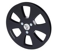 Fabater Roll a Nastro Vuoto Leggero 5 in Rotolo di Registrazione per Alcuni Studi in Lega di Alluminio 6 Fori [rotoli su registratore] (BLACK)