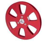 Fabater Roll a Nastro Vuoto Leggero 5 in Rotolo di Registrazione per Alcuni Studi in Lega di Alluminio 6 Fori [rotoli su registratore] (rosso)