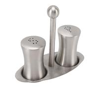 Fabater Saliera e Pepiera, Dispenser per Condimenti Resistenti Alla Ruggine in Acciaio Inossidabile da 2 Pezzi, Design Ricaricabile con Supporto per la del Ristorante di Casa