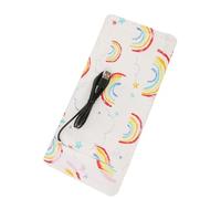 Fabater Scaldabiberon da Viaggio, Scaldabiberon Usb per Neonati Tertteto Piccolo e Compatto con Motio a Cartoni Animati per Casa, Viaggio, atività Tutto 'aperto (Arcobaleno)