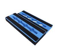 Fabater Scheda di Memoria Multi-effetti di Lunga Data Pedale per Chitarra Non Slip-eva per 6-10 Pedali Blu, Compatto e Stabile per Luoghi Diversi