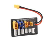 Fabater Scheda di Ricarica Parallela XT90 XT30 EC3 EC5 T XT60 6S Adattatore Caricabatterie Bilanciamento Batteria per IMAX B8 UN A6, Ricarica Rapida Bilanciamento 6 Batterie LiPo, Risparmio Tempo di,