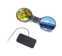 Fabater Scheda di Sviluppo LCD Dual Core da 1,28 Pollici a Doppio Occhio per Progetti AIoT, Modulo WiFi 5 per GUI Interattive, Ideale per L'interazione Vocale ES8311 ES7210 Supporto per Creatori