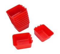 Fabater Serbatoio di Alimentazione Addensata per Pollame per Animali Domestici - Gusci per Alimenti Appesi Pollo Nutrizione Waterer 10pcs