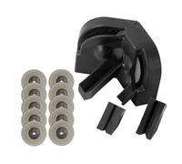 Fabater Set di Affilatrici per Punte da Trapano Ad Alta Precisione - Disco Abrasivo Diamantato da 10 Pezzi + 3 Strumenti Ausiliari per Smerigliatrice Elettrica per Punte da Trapano, Affilatura (BLACK)