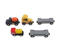 Fabater Set di Trenini in Legno Che Ispira Il Gioco Creativo, Giocattolo Educativo di Trenini in Legno per la Coordinazione Occhio-Mano, per Bambini per Un Divertimento Senza Fine, Set in di Acero