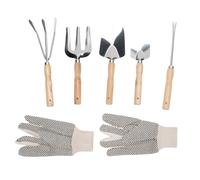 Fabater Set di Utensili da Giardino, Pala in Acciaio Inossidabile, Cazzuola, Estrazione di Erbe Infestanti, Forchetta con, Strumenti di Giardinaggio per Giardino, Patio