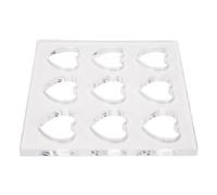 Fabater Shaper Multifunzionale a Forma di Cuore in Acrilico, Strumento per Modelli di Panetteria Dal Design Compatto per la Preparazione del Cibo per le Feste