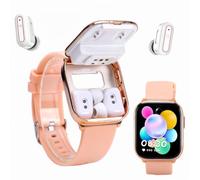 Fabater Smart Watch con Auricolari, Schermo HD da 1,85'' Smartwatch 2 in 1 per Uomo e Donna, Fitness Tracker IP67 con Oltre 100 modalità di Allenamento per lo Sport (PINK)