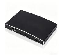 Fabater Splitter 1 in 4 Uscite, Distributore 4K 60Hz 30Hz 1080P 2.0, Larghezza di Banda DTS HD TrueHD 340MHz, per Monitor TV Lettore