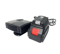 Fabater Stufa Elettrica Senza Fili Alimentata a Batteria Piccola e Compatta, Luce a LED per Uso Notturno, Adatta per la Batteria della Serie