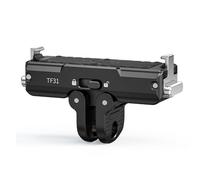 Fabater Supporto Adattatore Magnetico a Sgancio Rapido per Insta.360 Go.Base Ultra a Sgancio Rapido in Lega di Alluminio con Adattatore a 2 Poli e Foro Filettato Standard da 1/4 di Pollice