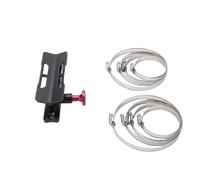 Fabater Supporto per Estintore, Staffa per Roll Bar UTV Regolabile in Alluminio a Sgancio Rapido con 4 Morsetti Metallici Regolabili per Uso Universale su Veicoli per Camion (BLACK)