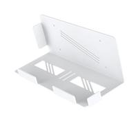 Fabater Supporto per Organizer da Parete per Console Soluzione Resistente per Montaggio a Parete in Ferro per Console di Gioco e Accessori Dietro la TV 1 unità (WHITE)