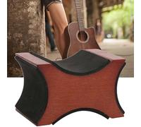 Fabater Supporto per Poggiatesta per Chitarra, Supporto Regolabile in Legno di Mogano con Inserto in Feltro per Cambio Corde, Universale per Strumenti di Riparazione per Chitarra Basso Ukulele