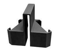 Fabater Supporto per Telecamera su Rete da Tennis, Supporto per Telefono con Montaggio su Rete a Due Prospettive, per Telefono a Bordo Campo Stampato in 3D (BLACK)