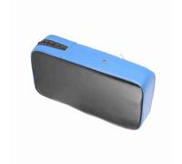 Fabater Taekwondo Boxe Kicking Strike Pad, Scudo da Allenamento per Punzonatura Manuale con Barra di Impugnatura, Bersaglio per Piede in Pelle PU Resistente per Kickboxing, MMA, Karate, 40 Cm (BLUE)