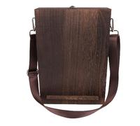 Fabater Talel di Stoccaggio degli Strumenti in Legno Fatti a Mano per Artisti, Borsa a Tracolla Portatile per le Persone Creative