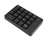 Fabater Tastierino Numerico Wireless 2.4G, SK 51AG 18 Tasti Tastierino Numerico USB Soft Press Touch per Laptop Desktop Home Office - Plug and Play, Design Sottile e Compatto (BLACK)