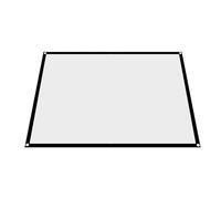 Fabater Tenda del Proiettore Portatile di Alta qualità per Cinema Esterno, Schermata Pieghevole da 60100 Pollici 4: 3, Traducente Anteriore/Posteriore (72 pollici)