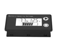 Fabater Tester Indicatore capacità Batteria LCD 12V, Voltmetro Display Digitale Universale per Batteria Al Litio 8V-100V, Piombo-acido NiMH, Schermo LCD a Colori (#1)