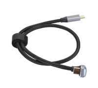 Fabater Tipo C Man Al Cavo USB Maschio 20V 5A PD100w Feast Charge 4K 60 Hz Supporto Sullo Schermo OTG per Cavi di Nylon Interrogabili (50 cm)