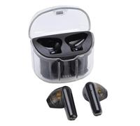 Fabater Transport Language Earbuds Touch Control Modalità Clettiera Qualità del Suono Facile da Trasportare per Viaggi - 2 Auricolari (BLACK)