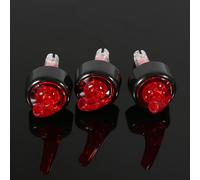 Fabater Trasparente 30 Ml di Misurazione della Bottiglia di Plastica Misurazione del Distributore di - Versare Velocemente e Preciso per la Barra (rosso)