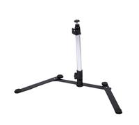 Fabater Treppiede da Soffitto per Proiettore, Treppiede Porta Telefono Regolabile da 10-17 Pollici con Testa a Sfera da 1/4 Pollici e Telecomando, Supporto per Webcam da Tavolo