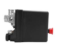 Fabater Valvola di Controllo del Pressostato Verticale Trifase a 4 Fori 380V G1/4" per Compressore d'aria, Sostituzione Meccanica 20A 125PSI