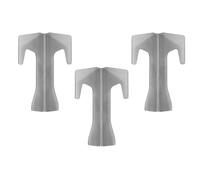 Fabater Versatile Barbecue Platele in Acciaio Inossidabile BBQ Grill Matt Support Stand - Adatto per Piastra Grill Plancha, Bollitore -wooden Carbon Griglia 3 Pezzi