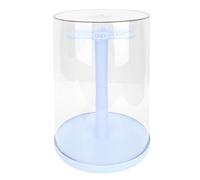 Fabater Vetrina Trasparente Girevole per Bambole, Scatola Protettiva Protettiva per Bambole con Figure Trasparenti con Design Rotante a 360 Gradi per Miniature e Gioielli (cielo blu)
