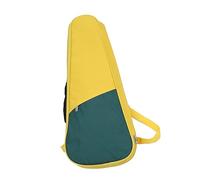 Fabater Zaino, Custodia per Ukulele Imbottita Impermeabile di Grande Capacithà Tasca per Portatile di Accessori a Tessuto Oxford di Pregevole Faturra per Viaggi per Studente (Verde scuro giallo)