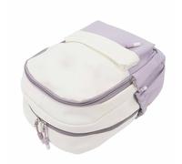 Fabater Zaino da Lavoro Zaino per Laptop Versatile Cerniera Liscia Tracolla Regolabile Modello di Lettera Impermeabile per Ufficio (PURPLE)