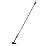 Fabater Zappa da Giardino Triangolare, Zappa da Trincea Staccabile con Manico Lungo Regolabile, Strumento per Rimuovere Le Erbacce in Metallo Resistente per Scavare, Diserbo