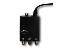 Fabbeg Amplificatore di Linea da Interno 15/30dB 1 Ingresso 2 Uscite - Filtro 5G
