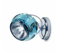 Fabbian Beluga Colour Lampada da parete o soffitto 1 fuoco, blu
