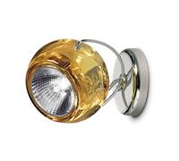 Fabbian Beluga Colour Lampada da parete o soffitto 1 fuoco, giallo