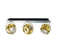 Fabbian Beluga Colour Lampada da parete o soffitto 3 fuochi, giallo