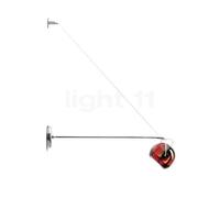 Fabbian Beluga Colour Lampada da parete, rosso