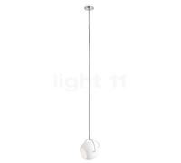 Fabbian Beluga White Lampada a sospensione, opale - ø14 cm